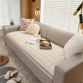 HOMEREFROM Pet Couch Cover for Dogs, Washable Non Slip Dog Bed Sofa Cover (White, 23.6 * 63inch)