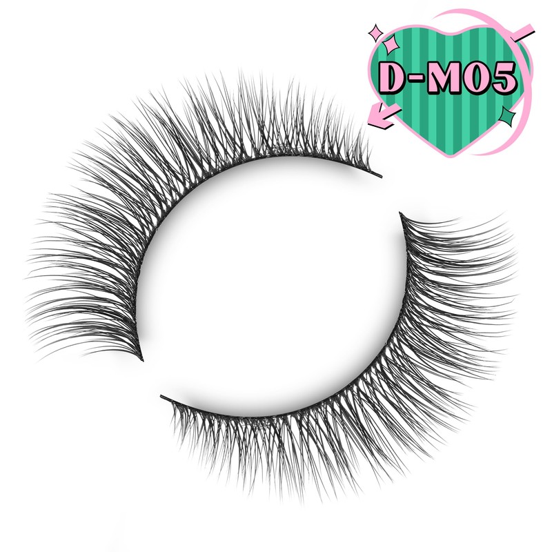 Natural Looking False Eyelashes Natural Lashes Thin Band Eyelashes Reusable
