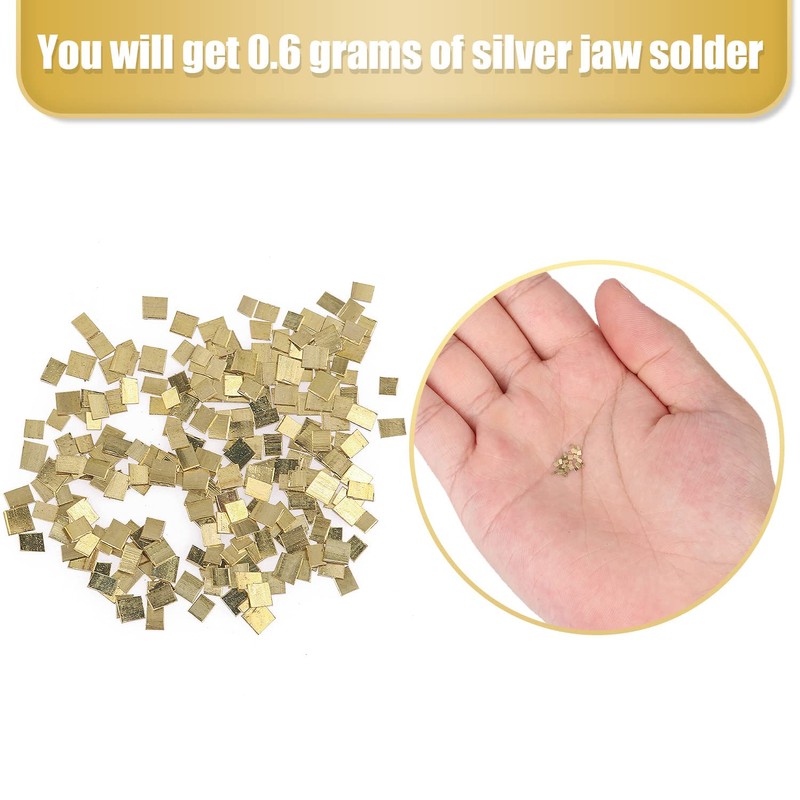 AIEX Gold-Plated Alloy Solder, 1x1mm 0.5 Gram (0.32DWT) about 200pcs