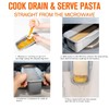 Microwave Pasta Cooker with Built-in Portion Tool – BPA-Free, Non-Stick
