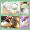 Sourdough Bread Baking Supplies, Silicone Banneton Bread Proofing Basket Set