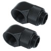 LVADUHF 2 Pack G1/4" Male to Female Fitting, 90° Rotary