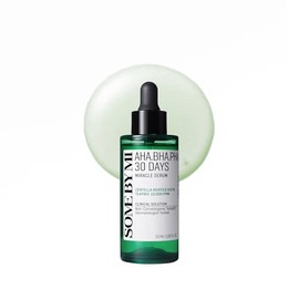 SOME BY MI AHA BHA PHA 30 Days Miracle Serum - 50ml, 1.69oz - Suero diario en ampollas de centella con niacinamida para calmar, apaciguar y aclarar la piel - Cuidado de poros, sebo y puntos negros