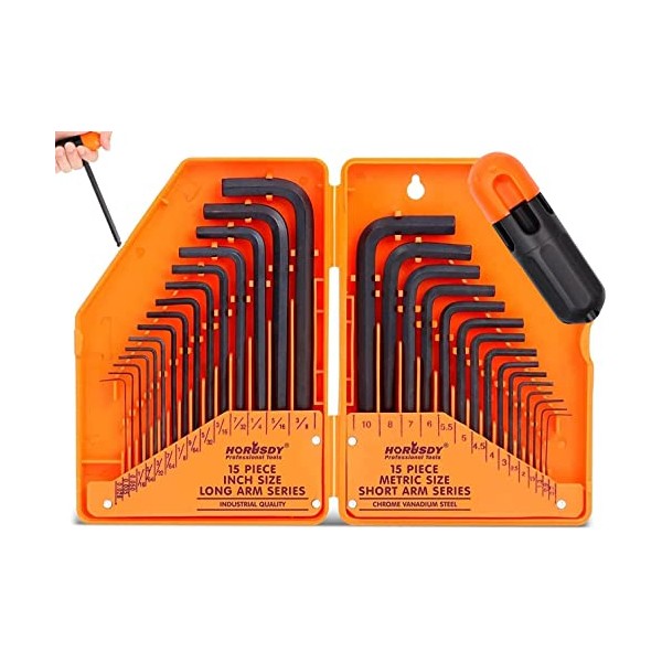 HORUSDY Allen Key Set | 30-Piece Hex Key Set |