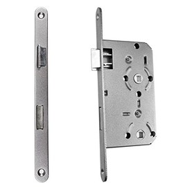 Bever Bathroom / Toilet Door Lock, Changing Cubicle Lock, 280 Z DIN-Left / DIN-Right