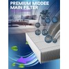 Improvedhand C545 Replacement Filter S Compatible with Winix C545 Air
