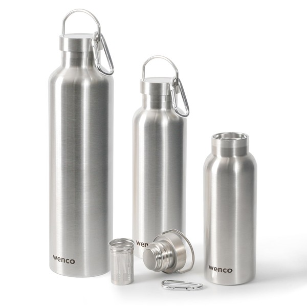 wenco Premium Stainless Steel Drinking Bottle 1 Litre
