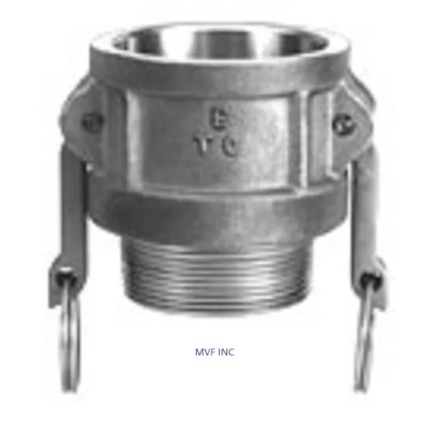 MVF, Inc. 1-1/4" Type B Camlock Female Coupler x Male