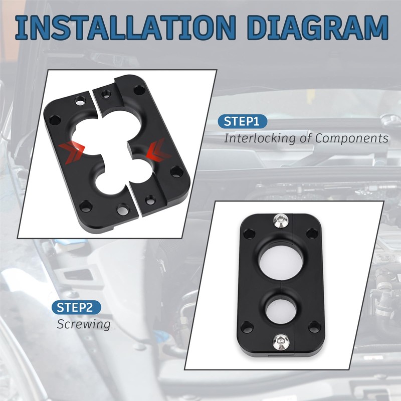 01232023 for Holley Terminator X Max Aluminum Firewall Pass Through,