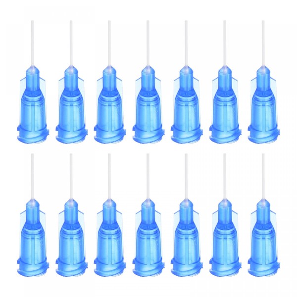 sourcing map 50 Pcs 22G Plastic Dispensing Needles, 1/2" PP