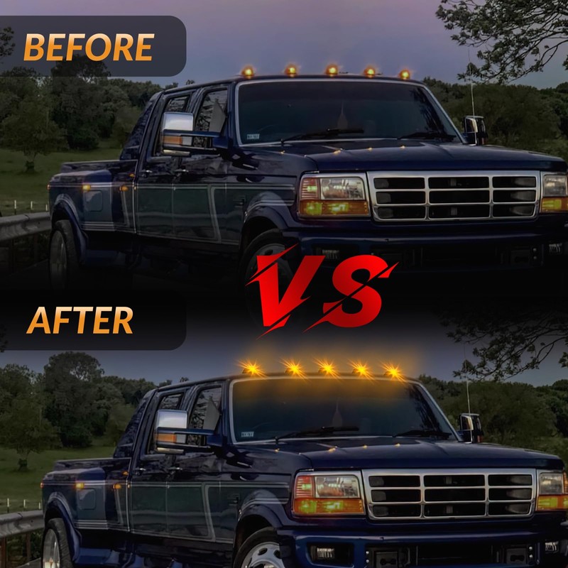 DERMOKA Led Cab Roof Top Marker Lights Clearance Running Lamps