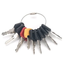 Newyuan Linde Forklift Key 802 530 701 702 801 Electric Forklift Ignition Key Replacement for Linde Jungheinrich Komatsu STILL Forklift Truck, Pack of 9