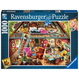 Ravensburger Goldilocks Gets Caught! 1000 Piece Jigsaw Puzzle for Adults | Unique Softclick Technology | Vibrant, Glare-Free Finish | Durable Quality | FSC Certified