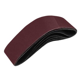 The Lord of the Tools 5x 100x915mm/4x36inch Sanding Belts Aluminum Oxide 80 Grit Belt Sander Sandpaper For Polishing Wood Metal Plastic Fiberglass