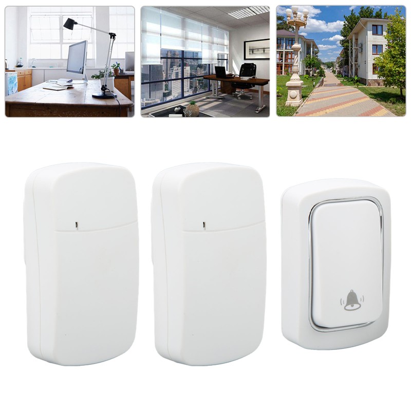 Wireless Doorbell Set Battery Free Self Powered Door Bell 2