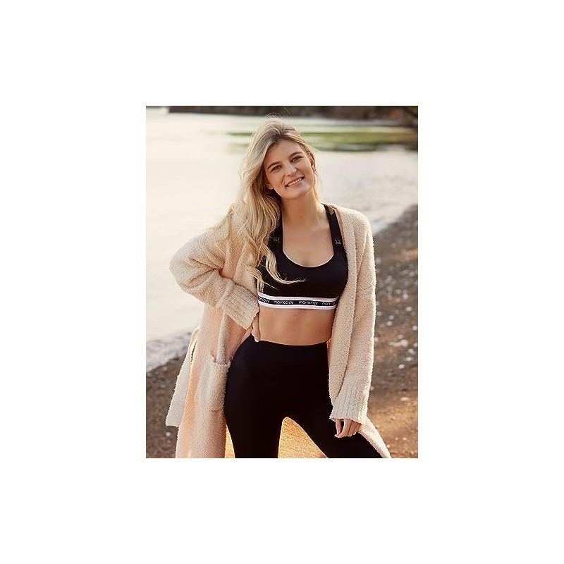 momcozy Nursing Bras for Breastfeeding Jet Black