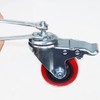 Heavy Duty Stem Caster Wheels M10-1.5X25mm Dual Locking No Noise
