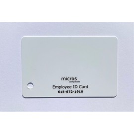 Micros Swipe Card 100pk