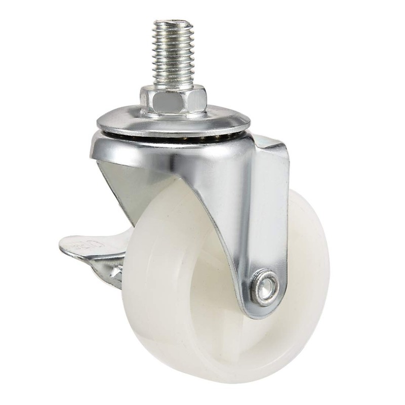 sourcing map 4 Pcs Swivel Castors 2 Inch Nylon M10