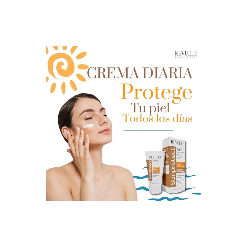 Revuele Sunprotect Crema Facial Con Color Dorado FPS50+ | 50