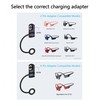 2-Pack Portable Charger Adapter for Shokz OpenSwim Pro S710 Headphones,