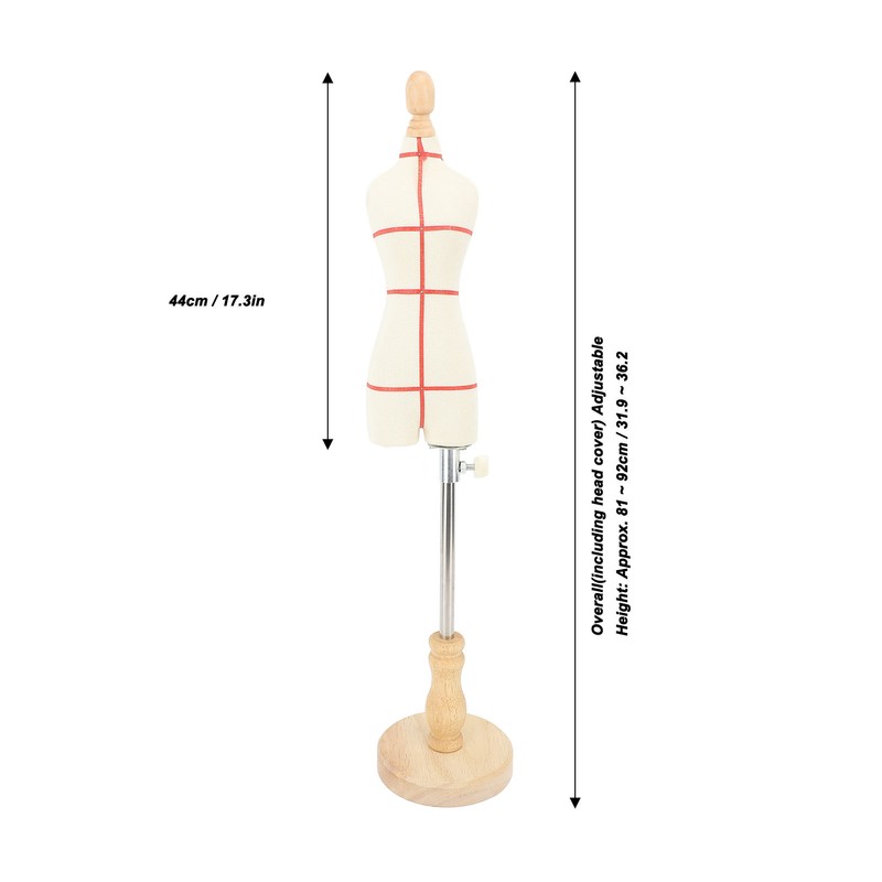 Female Mannequin Torso with Stand Adjustable Dress Form Dressmaker Sewing