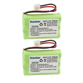 Kastar 2-Pack AAA 3.6V EH 1000mAh Ni-MH Battery for Motorola MD-4260/7101/7151/7161/7251//261/761/781/791/7101/7151/7161 SD4501/4502/4550/4551/4561/4581/D4591 SD7500/7501/7502/7561/7581 etc.