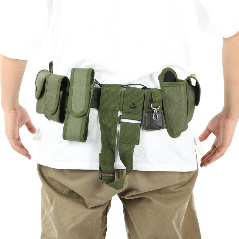 Detachable Adjustable Hunting Camping Belt with Pouch for Outdoor Activities