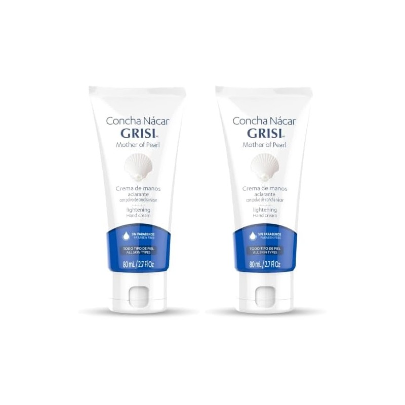 Concha Nácar Grisi Concha Nácar Crema Para Manos 80ml, color,