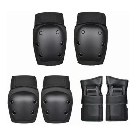 HEKE3643730 6 Pcs Coderas De Rodilla Con Protector De Muñeca Ajustable