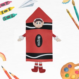 LovelfStory Christmas Elf Doll Accessories Clothes,Crayon Couture Outfits Holiday for Boy or Girl Elf Doll, Doll is not Included.