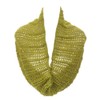 DivaDesigns Women's Multi Color Chunky Ribbed Knit Infinity Scarf Mustard