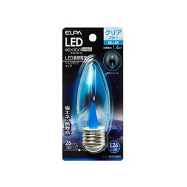 エルパ (ELPA) LEDシャンデリア球 LED電球 E26 青 LDC1CB-G-G339
