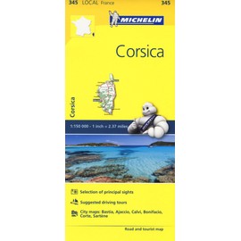 Corse-du-Sud, Haute-Corse - Michelin Local Map 345: Map (Michelin Local Maps, 345)