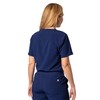 Care+Wear Camiseta médica de 2 bolsillos para mujer con cuello