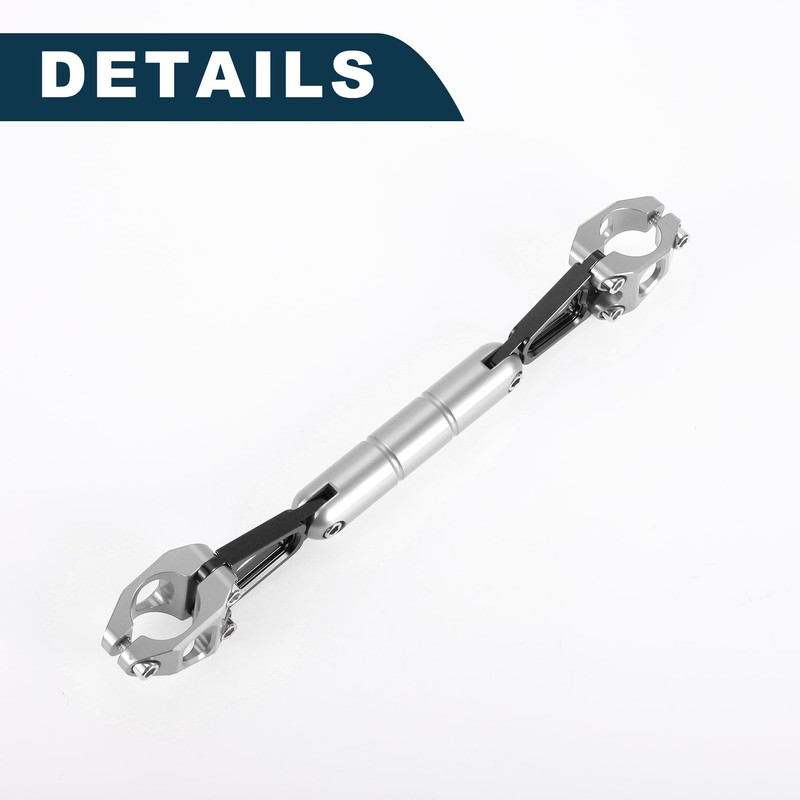 TUCKBOLD Motorcycle Crossbar Portable Handlebar Motorcycle Handlebar Silver Tone with