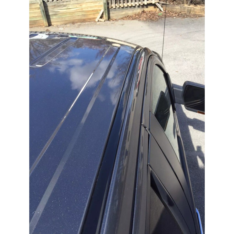 Automotive Authority For 2015-2020 FORD F-150 BLACK ROOF TOP TRIM