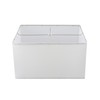 Aspen Creative 38752-2, Rectangle Collapsible Spider Lamp Shade, White, 11+17"