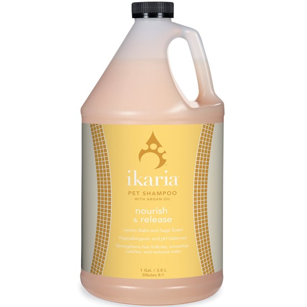 Ikaria Nourish & Release Pet Shampoo with Argan Oil, Gallon