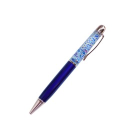 Sikyby Blue Car Funny Pens Cute Floater Floating Liquid Writing Journaling Office Pen Unique Gift For Women Men Kids Boy