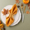 HAIOPS Metal Spiral Napkin Rings, 12pcs Napkin Holders for Family