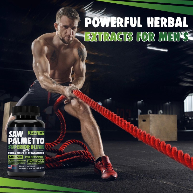 KEEREE Saw Palmetto Extract | 1300mg | 60 Capsules |