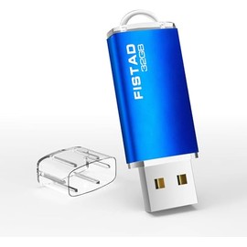 32GB USB Memory Stick USB 2.0 Flash Drive Thumb Drive Pen Drive - Blue