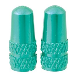 Noguchi Aluminum Valve Cap [For Presta] 2 Pieces Celeste