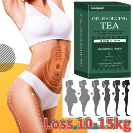Unbranded Oil-Reducing Tea-10 Herbal with Excellent Formula, Oil Cleansing Tea for Liver - (Only) Towel x1