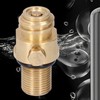 M18x1.5 Thread CO2 Tank Brass Pin Valve Adapter Replacement for