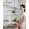Wall Mount Kitchen Faucet Single Handles, 8 Inch Center Wall