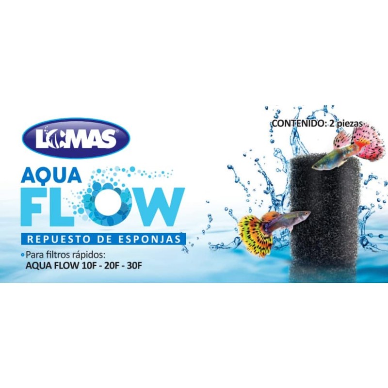 Lomas Repuesto Esponja para Filtro Rápido AquaFlow 10 20 30