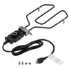 Upgrade 1650W Electric Smoker Heating Element with Adjustable Thermostat Controller,