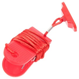 TEHAUX Llave De Seguridad Universal Para Caminadora, Llave De Emergencia Con ImáN, Compatible Con La Mayoría De Las Caminadoras, Rojo